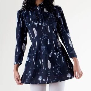 RARE Samantha Pleet Cabinet Dress in Haunted Print